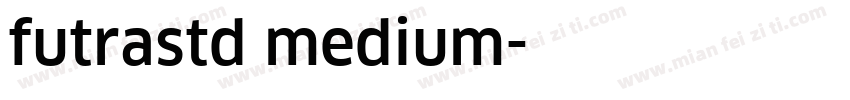 futrastd medium字体转换